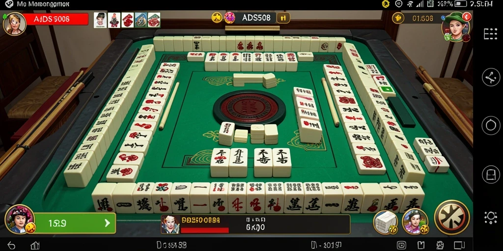 Menampilkan gameplay Mahjong yang seru dan menantang.