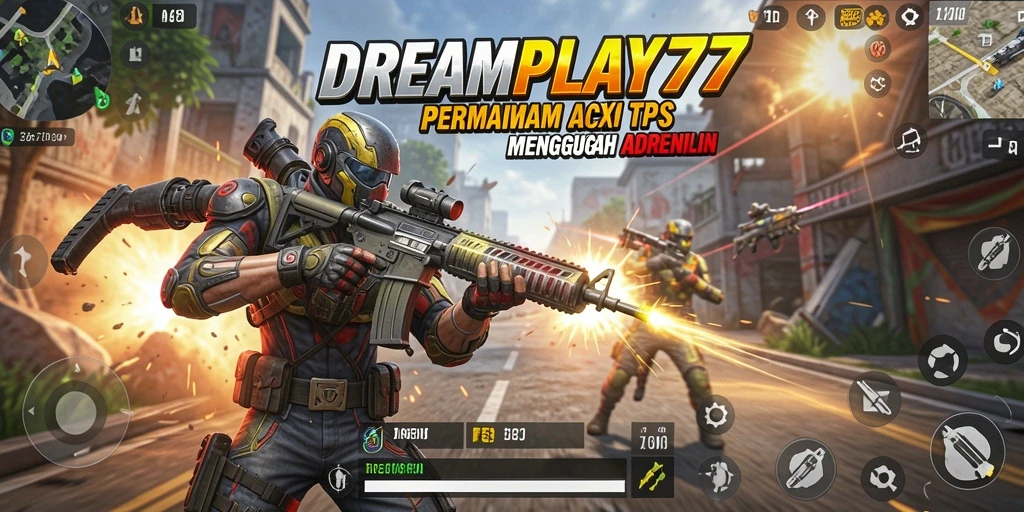 Tampilan gameplay menarik dari DREAMPLAY77 dalam genre TPS.