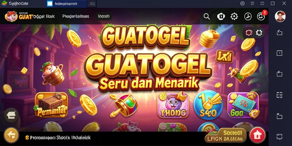Tampilan menarik dari gameplay GUATOGEL dengan berbagai tema slot.