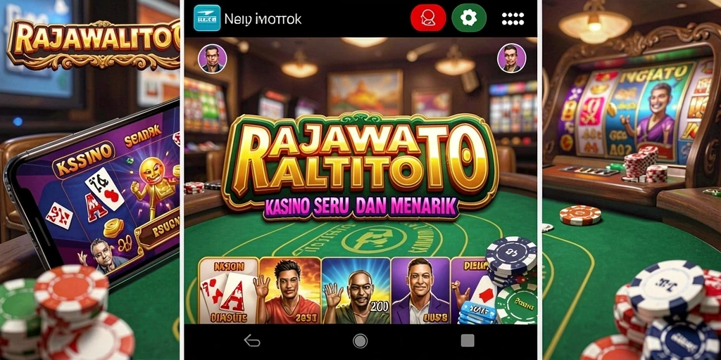 Menampilkan gameplay menarik dalam aplikasi Kasino RAJAWALITOTO.