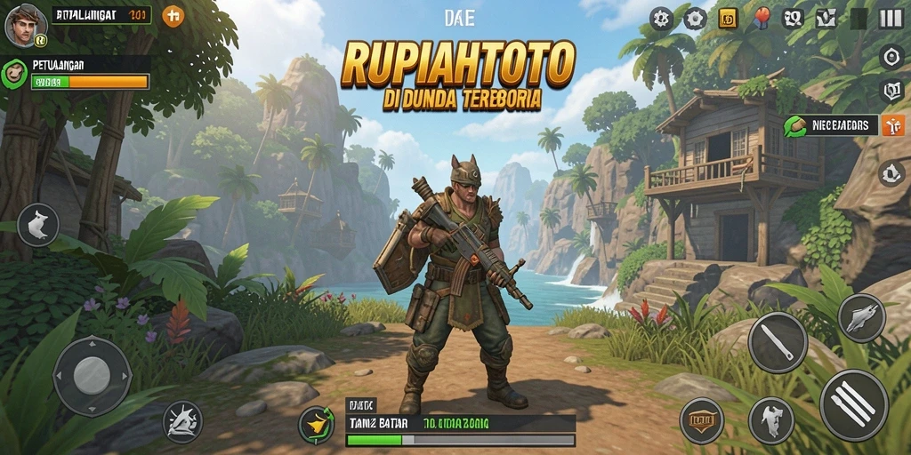 Gameplay RUPIAHTOTO dalam lingkungan Open World yang menakjubkan.