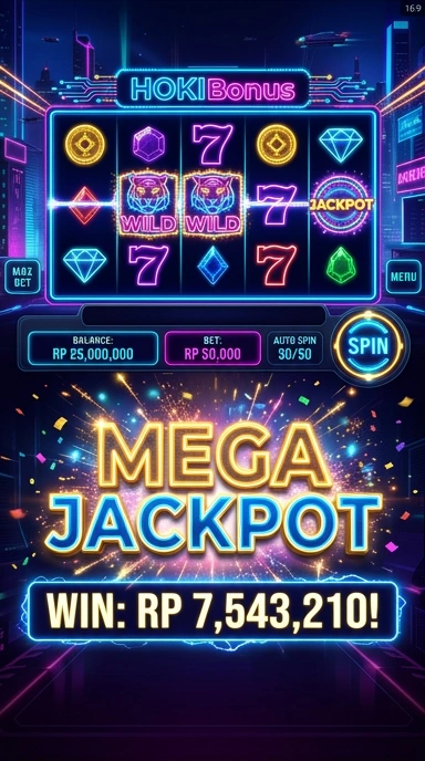 Tampilan utama aplikasi hokibonus yang menarik dan mudah digunakan.