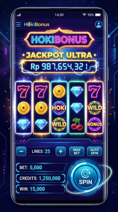 Screenshot fitur katalog aplikasi terbaru di hokibonus.